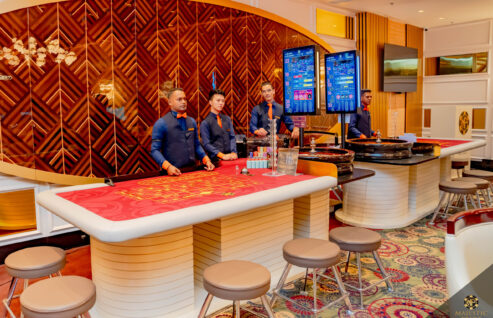 Explore the elegant casino floors of Majestic Pride Sri Lanka.
Keywordscasino Sri Lanka, Majestic Pride casino Sri Lanka, Lotus Tower casino, Sri Lanka gaming, luxury casino Colombo, luxury entertainment, Premium Beverages, Exquisite